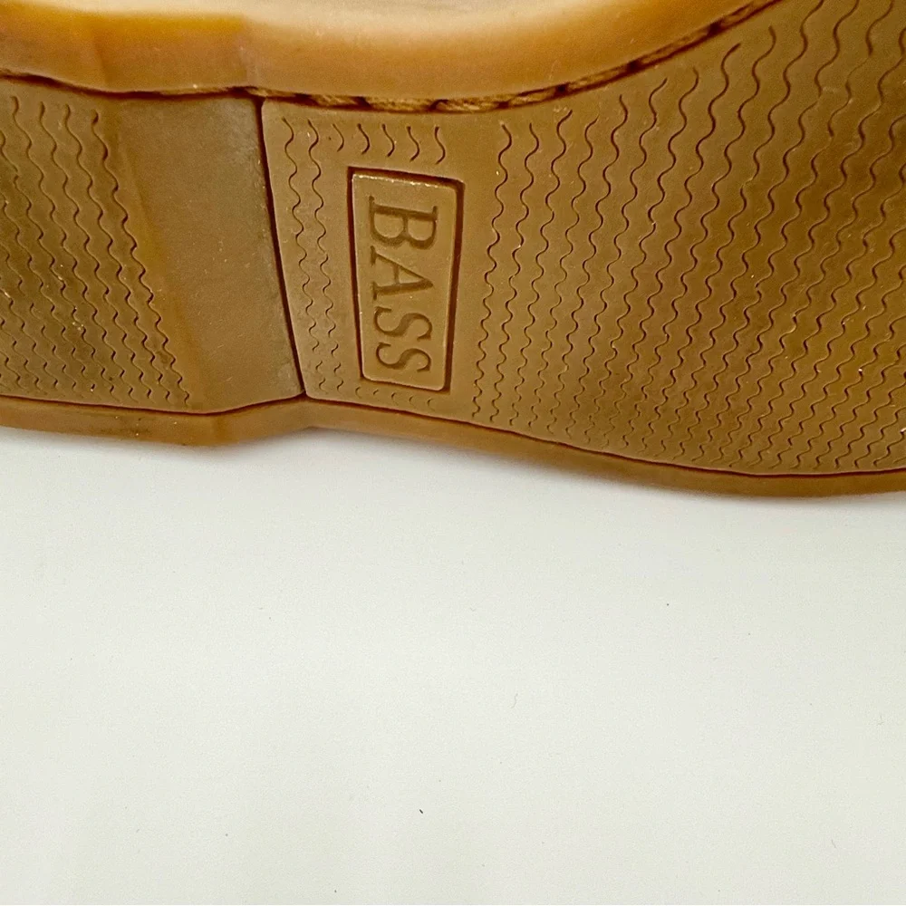 Bass‎ Men's Brown Leather Boat Shoes